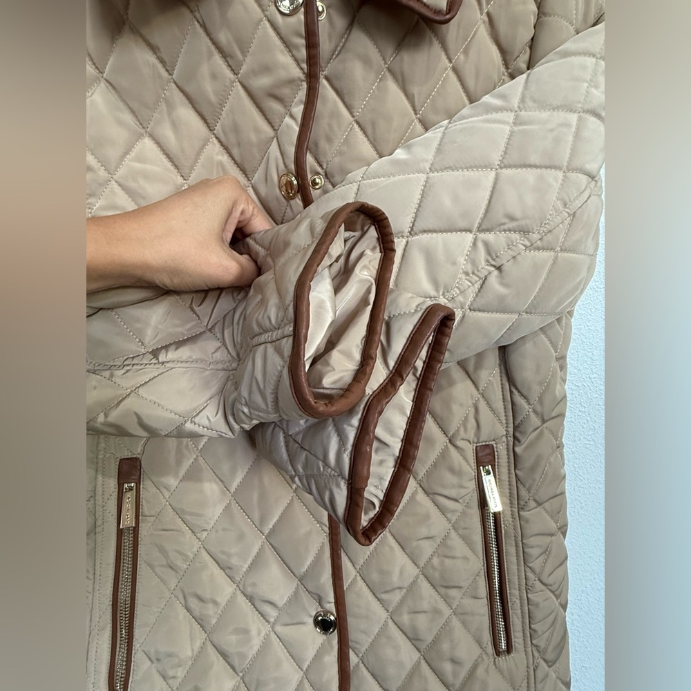 Michael Kors Tan MK Monogram Jacket - Picture 8 of 11